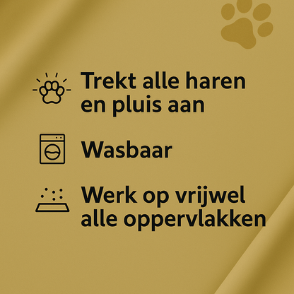 Haarverwijderhandschoen voor kat & hond